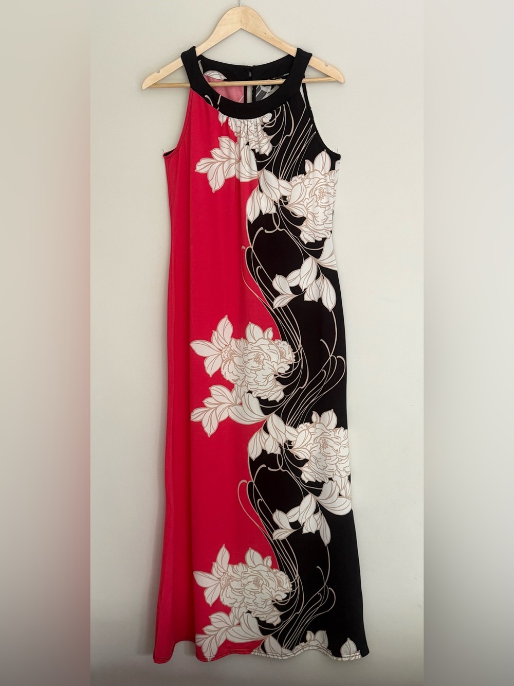 Collection B Debenhams Red & Black Floral Maxi Dress